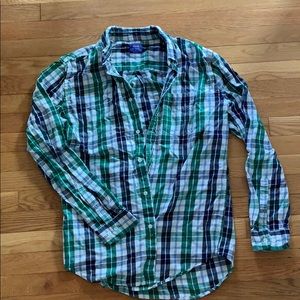 flannel button up, Medium.